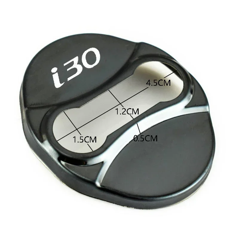 4Pcs Metal Car Door Lock Cover Protective Buckle Stickers for Hyundai i30 Logo 2013 2009 Auto Anti Rust Case Shell Accessories