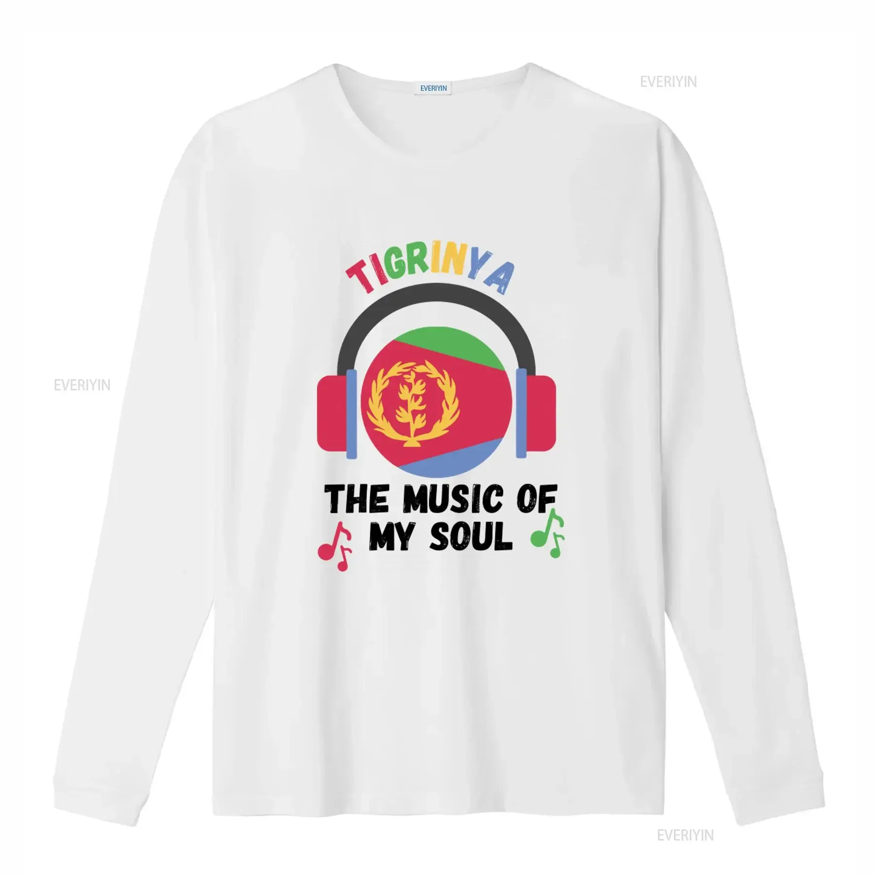 Tigrinya The Music Of My Soul T Shirt Eritrean Heritage Design with Flag Headphones Perfect Holiday for Family People vintage