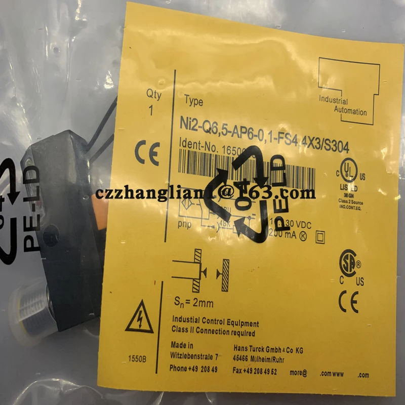 

NI2-Q9,5-AP6-0,1-FS4.4X3/S304 100% brand new sensor in stock