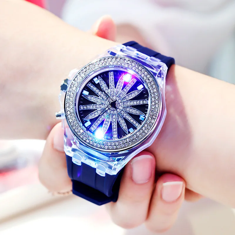 

Новые роскошные часы унисекс с вращающимся креативным большим циферблатом; Модные кварцевые наручные часы и аксессуар для часов.