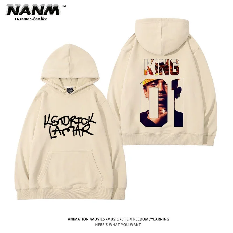 New York Street KLD Hoodie Hip Hop Rap Pullover Loose Plus Size Can Be Worn Inside And Outside With Pure Cotton Comfortable Tops