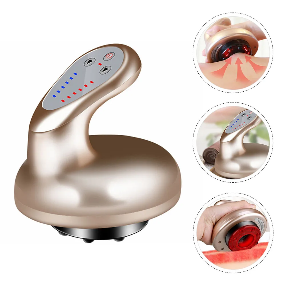 

1 Set Wireless Charging Gua Sha Device Electric Scraping Cupping Tool Adjustable Massage Stick For Pain Relief Muscle Relaxation