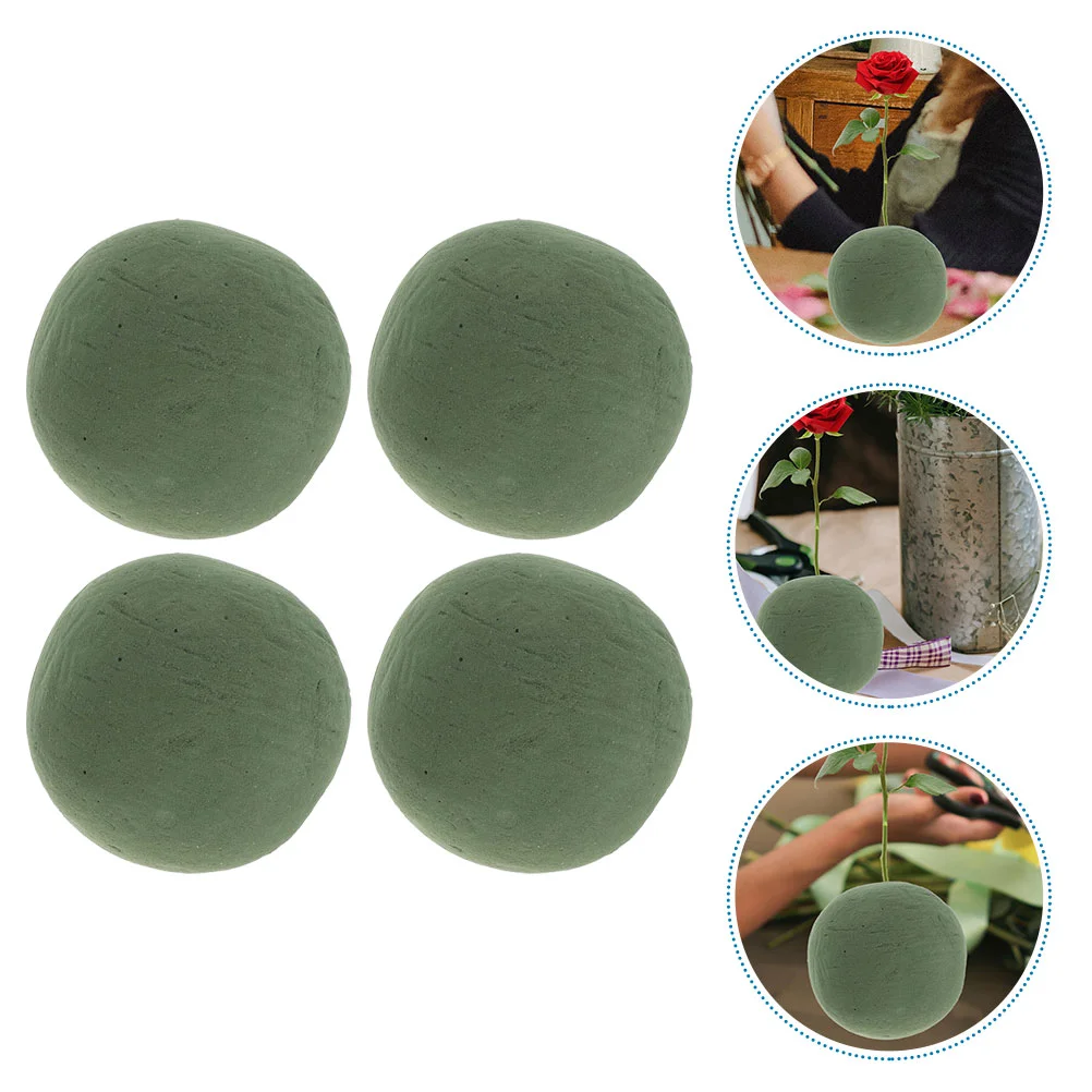 

Flower Mud Round Foam for Crafts Base Floral Block Packaging Arrangements Supplies Flowers Ball Artificial