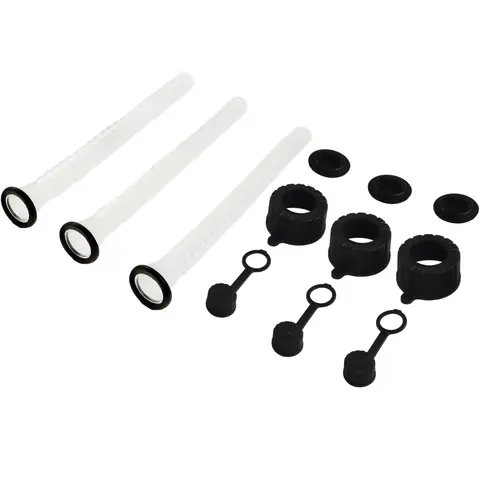 Exhaust Cap Easier Fueling for Your Equipment Pack of 3 Replacement Spouts and Parts for Rubbermaid Kolpin and Gott