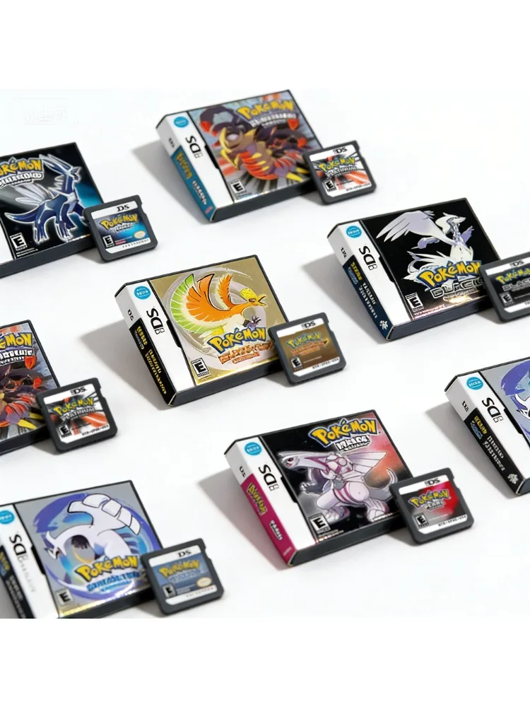 Karta do gry Pokémon NDS, karta do gry 3DS, 2DS, DS, karta do gry SoulSilver, HeartGold, Platinum, karta do gry Pokémon, karta do gry BLACK, kolekcjonerskie gadżety, prezenty. — 2