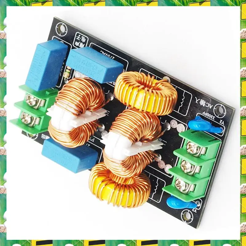 3C Electron EMI Power Filter Board Audio Amplifier Power Supply Filter Common Mode High Current Electromagnetic Hifi Audio,EMI P