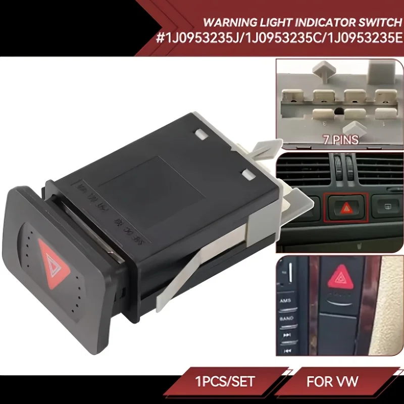 

Аварийное предупреждение об опасности, переключатель индикатора приборной панели, реле для VW Golf MK4 Bora 1998-06 1J0953235J 1J0953235C 1J0953235E