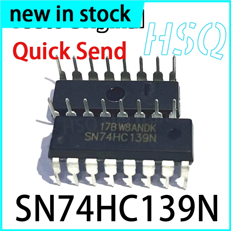 10PCS SN74HC139N 74HC139 74HC139N DIP16 Direct Signal Switch Multiplex Decoding