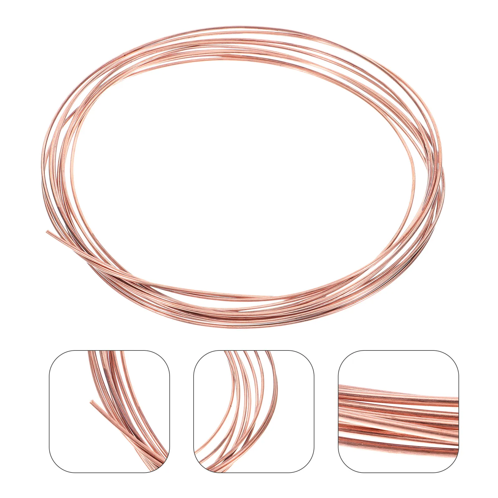 

1 Roll Conductive Copper Wire Soft Bare Copper Wire for Jewelry Making Crafting DIY Projects Beading Art Craft Wiring