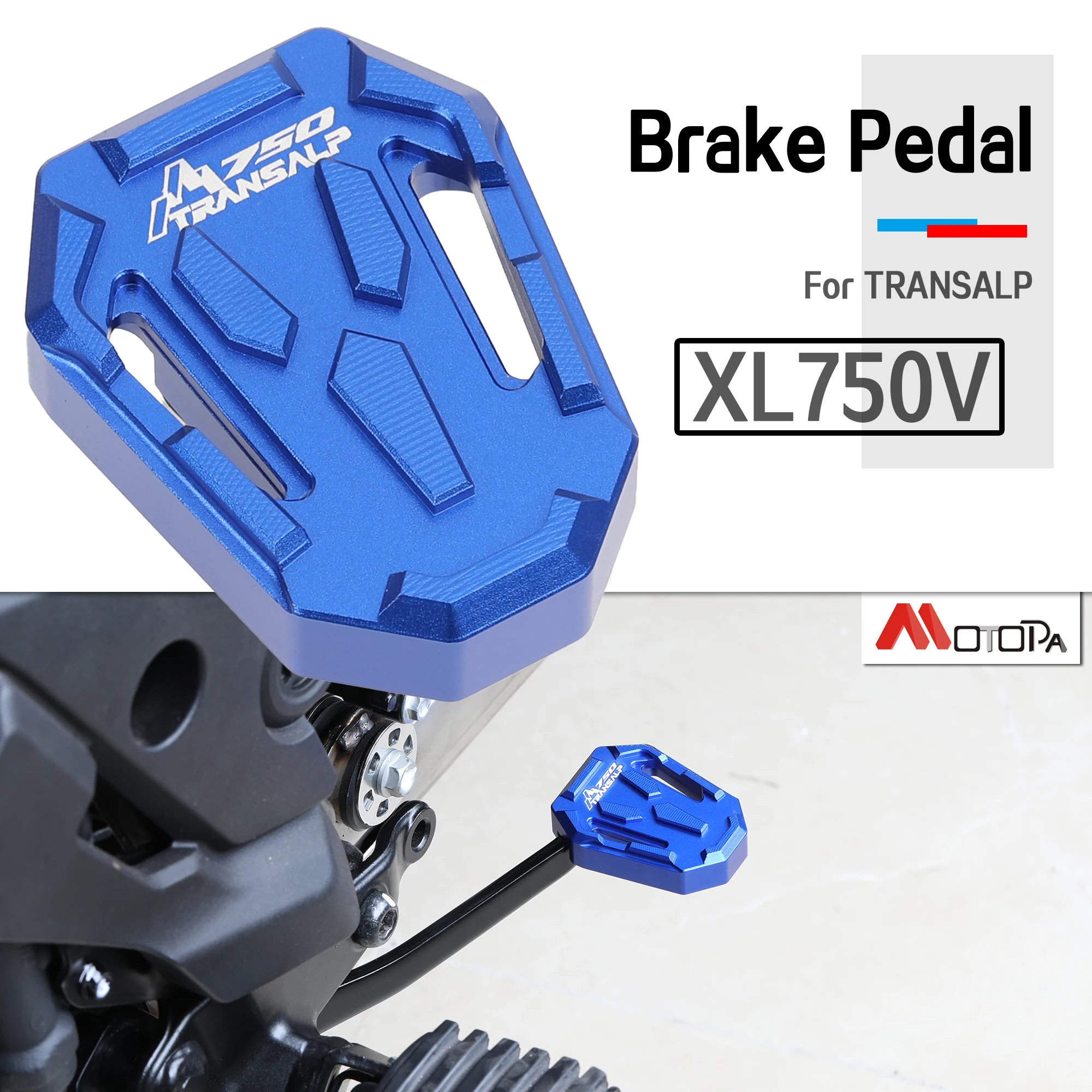 For Honda TRANSALP750 XL750 TRANSALP Motorcycle XL750V Accessories Front Foot Brake Lever Footrest Pedal Enlarge Extension