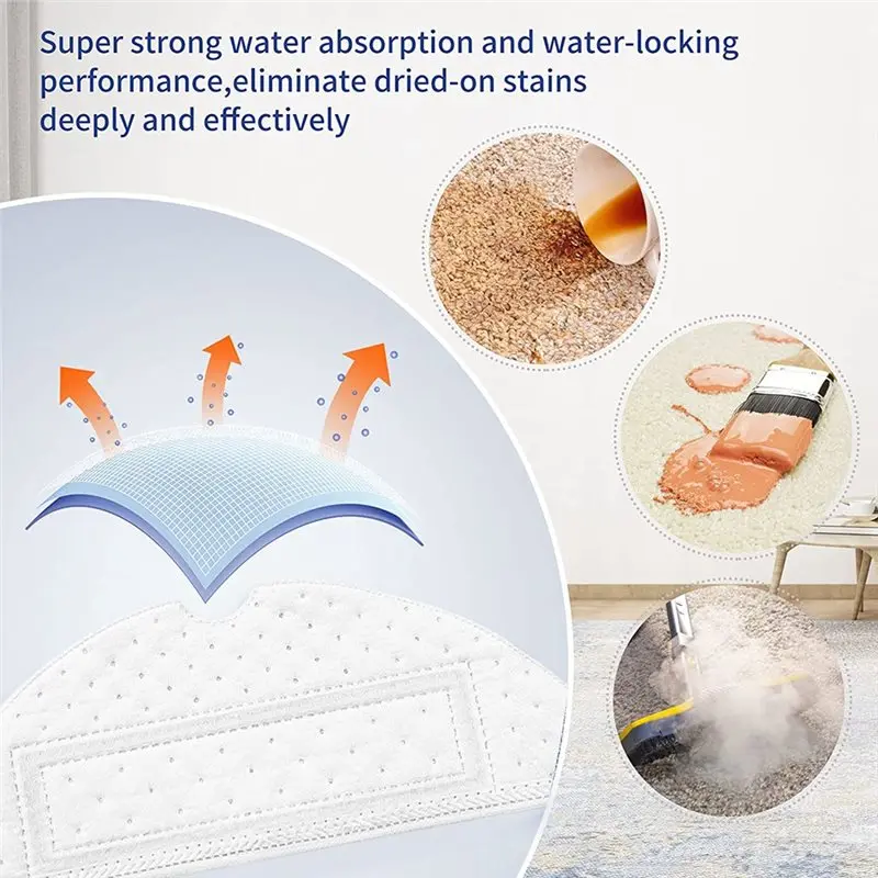 Disposable Rag Vibrating Mop 20 Pcs Replacement Parts For Roborock T7S/T7S Plus/S7/Q7/S8 Sweeper Accessories Robot