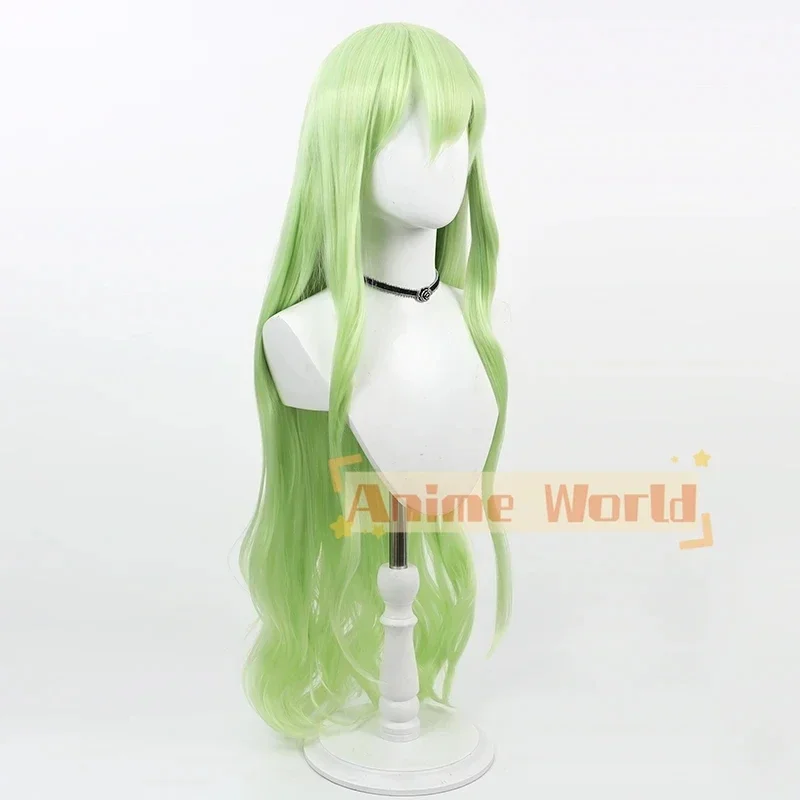 2 Types Blue Archive Tachibana Hikari Cosplay Wig Green Synthetic Hair Heat Resistant Halloween Carnival Role Play Party view 3