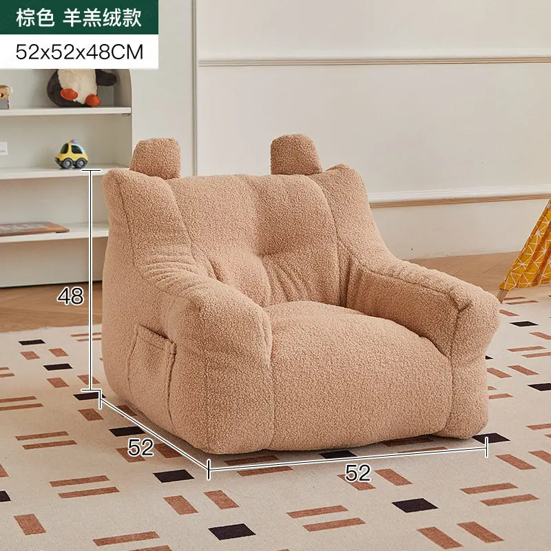 Lazy Sofa Cute Boy Girl Princess Reading Book Corner Arrangement Mini Bean Bag Single Sofa Chair