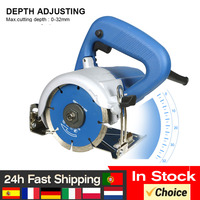 1200W Marble Cutter Ceramic Tile Cutting Machine Tile Saw Power Tile & Masonry Saw 0-45 Degree Bevel Cutting & 0-32 Depth Adjust