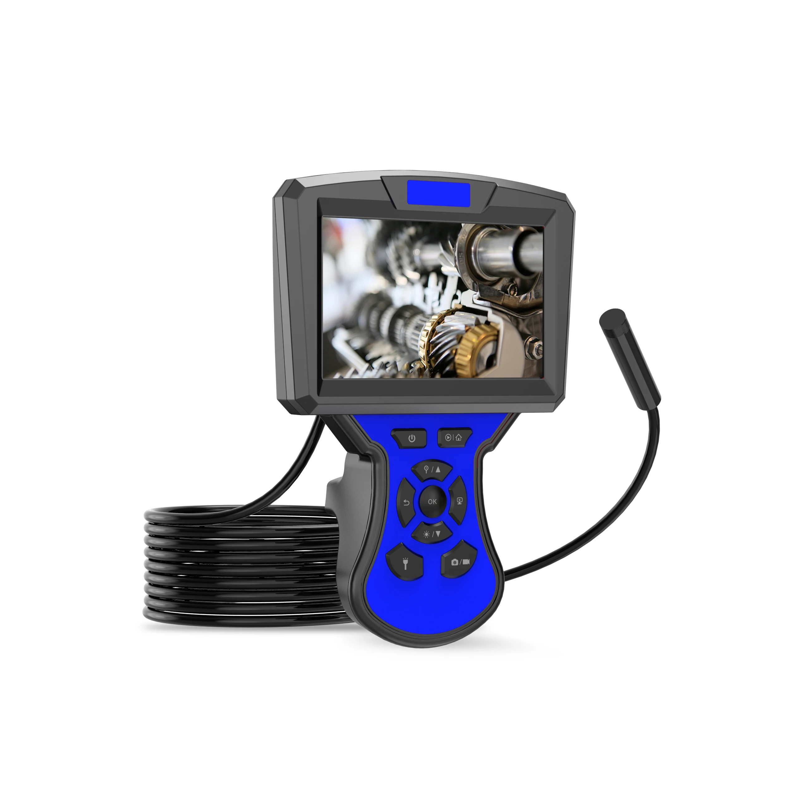 

M50 Handheld Endoscope with 5' Screen 8mm Lens Sewer Pipeline Inspection ca mera Vehicle Inspection ca mera Industrial Boresco