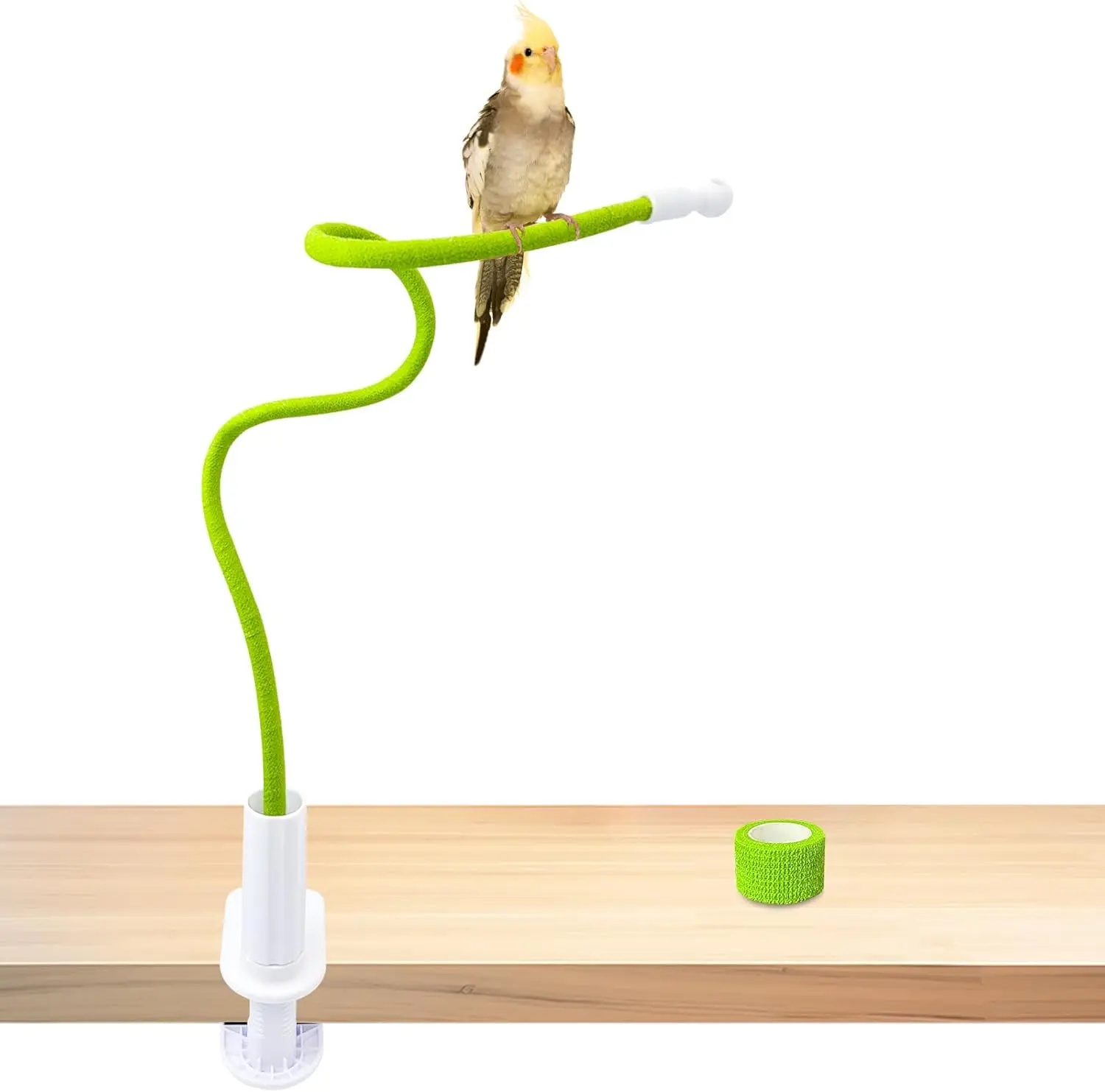 Bird Perch Stand Bird Training Portable Tabletop Platform parrot accessories Indoor Bird Stands for Parakeets Lovebirds Budgies