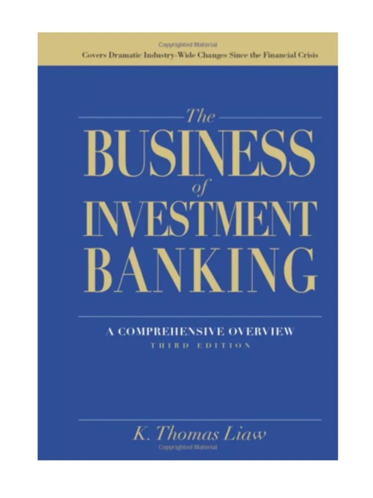 

The Business Of Investment Banking 3rd
