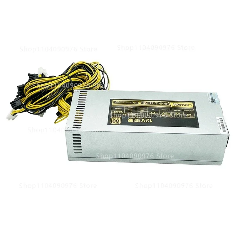 1800W 2000W 2400W silent 8 card 2600W single channel 2u output 12V power supply 3600W