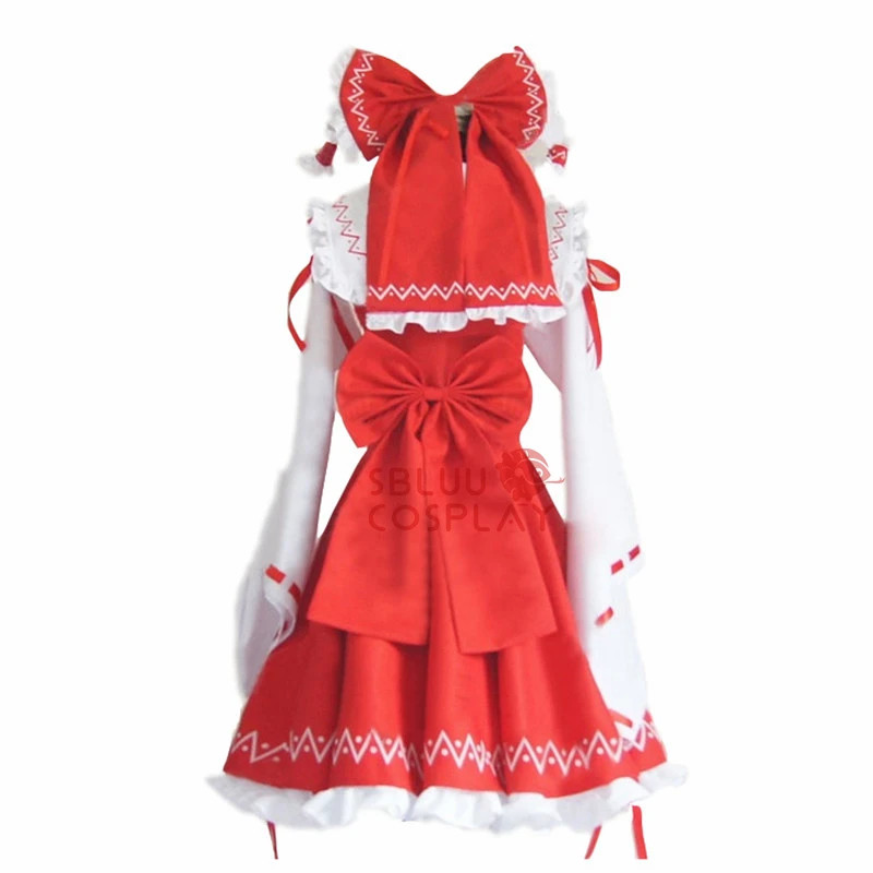 SBluuCosplay disfraz de Touhou Project Reimu Hakurei