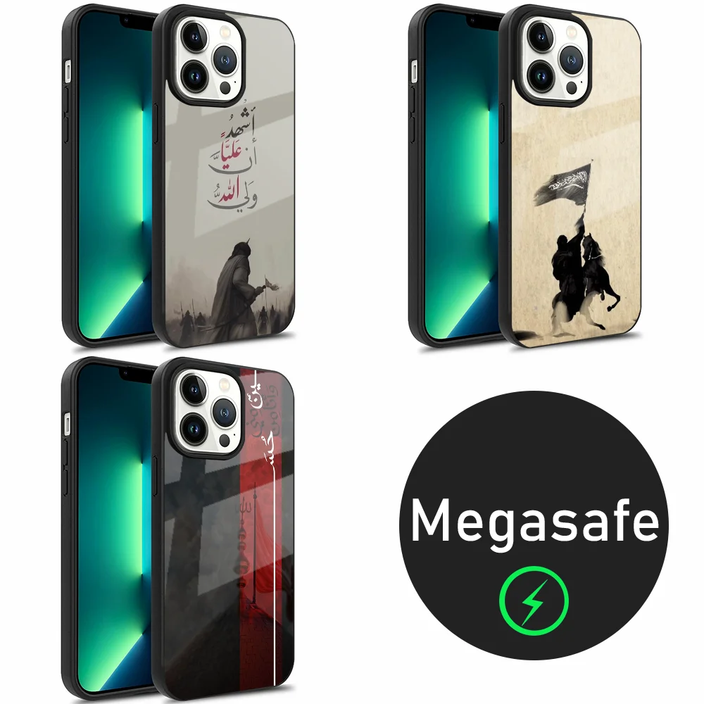 

Imam Hussain Shia Ali Phone Case For iPhone 16,15,14,13,12,11,Plus,Pro,Max Mini Magsafe Magnetic Wireless Charging