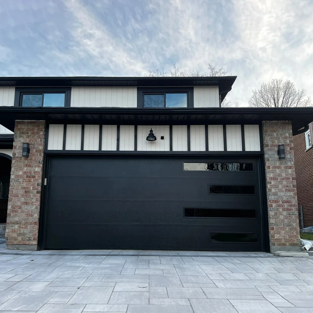 Sixinalu Porta del garage Pivot Ingresso a battente Bi-Folding Anteriore Interno Profilo in alluminio Porte Doppio smalto Decorazioni per la casa personalizzate