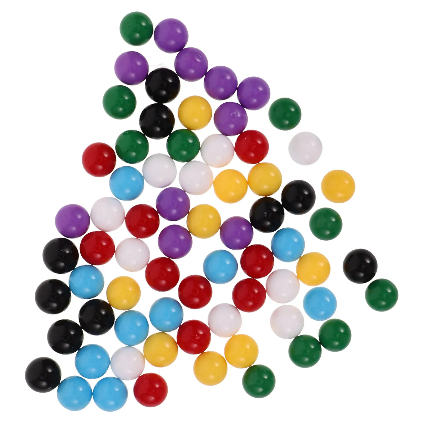 

70Pcs 12Mm Solid Color Plastic Counting Balls for Math Learning Educational Probability Teaching Tools Classroom Supplies