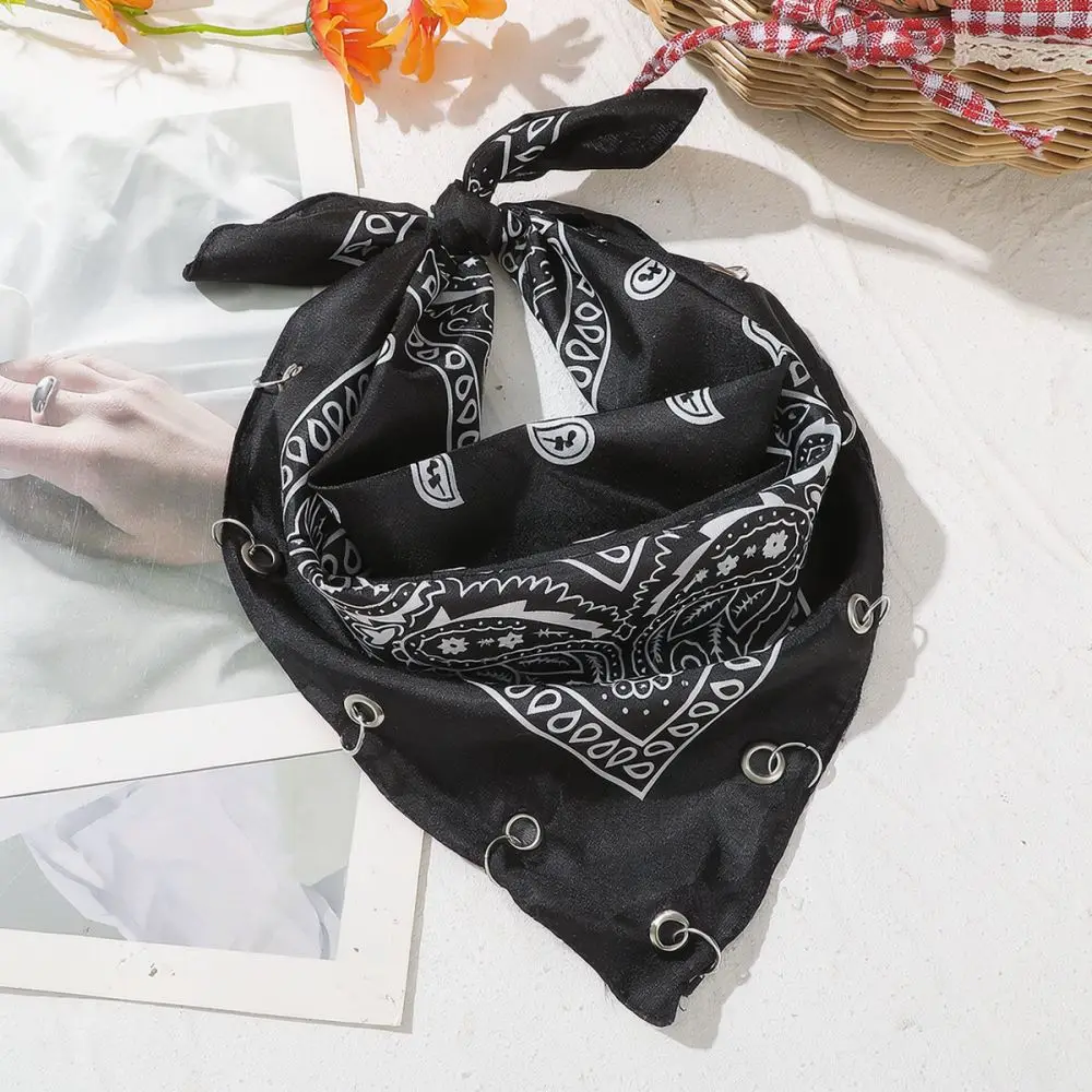 Trendy Bandana Hair Band Retro Paisley Square Scarf Breathable Sport Headwrap Fashion Accessory For Women Men Casual Wear