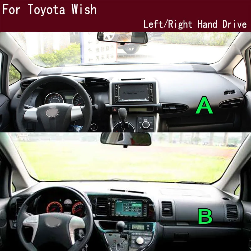 

Коврик на приборную панель для Toyota Wish E1 E2, защитный чехол для панели приборов, солнцезащитный коврик, декоративные элементы