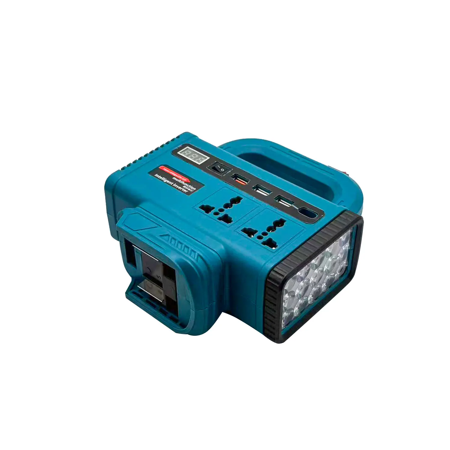 18V Battery Inverter With LED Work Light USB Charging Port For BL1830 BL1840 BL1815 Power Tool Accessories Camping