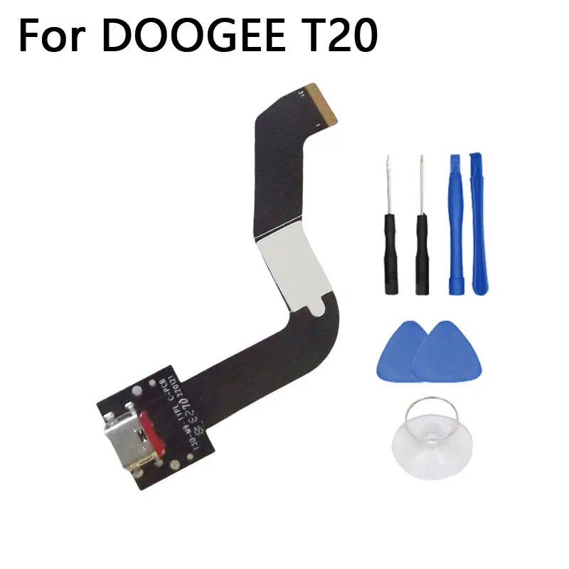 New Original DOOGEE T20 USB Board Base Charging Charge Port TYPE-C Board With Transfer FPC Accessories For DOOGEE T20 Tablet
