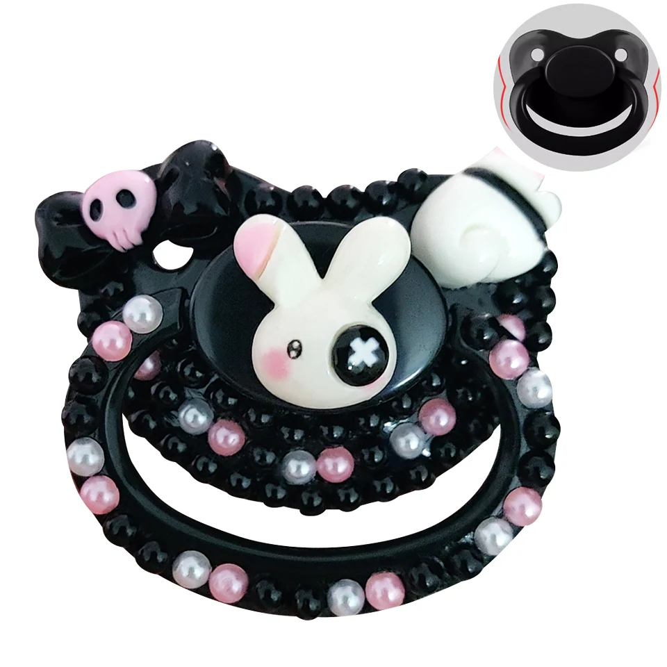 New Style DDLG Adult Pacifier Lovely Big Size Silicone Naughty  Bunny Adult Paci For Daddy, For Girl