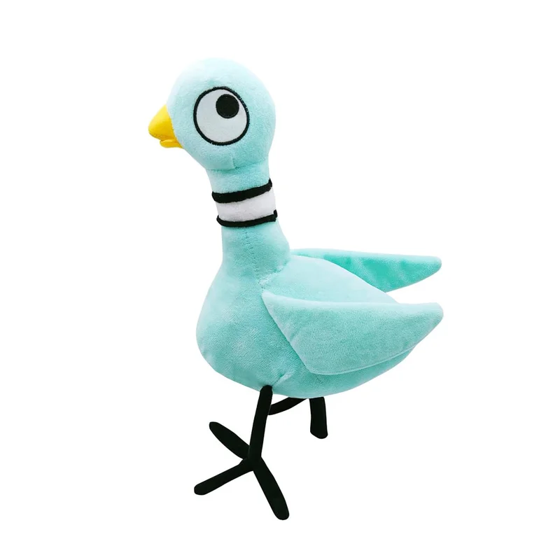 New Big Eyed Chicken Blue Pigeon Kawaii Plush Toys Anime Cartoon&Cute Plush Doll Throw Pillow Birthday Gift for Kids Friends Boy