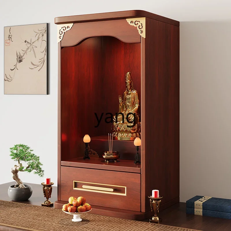 CCL wall-mounted Guanyin Bodhisattva table with drawers Buddha counter shrine rack Aluminum alloy small