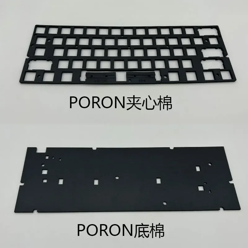 Wooting 60HE Keyboard Foam Positioning Plate Sound Pad Keyboard Accessories PORON Sandwich Cotton Bottom Cotton IXPE Axis Pad