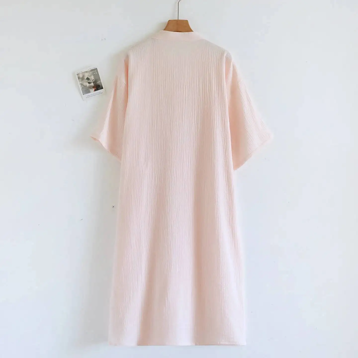 الصيف بلون البشاكير النساء فوط استحمام قطنية للسباحة امتصاص الماء التجفيف السريع رقيقة قصيرة الأكمام الجلباب #1