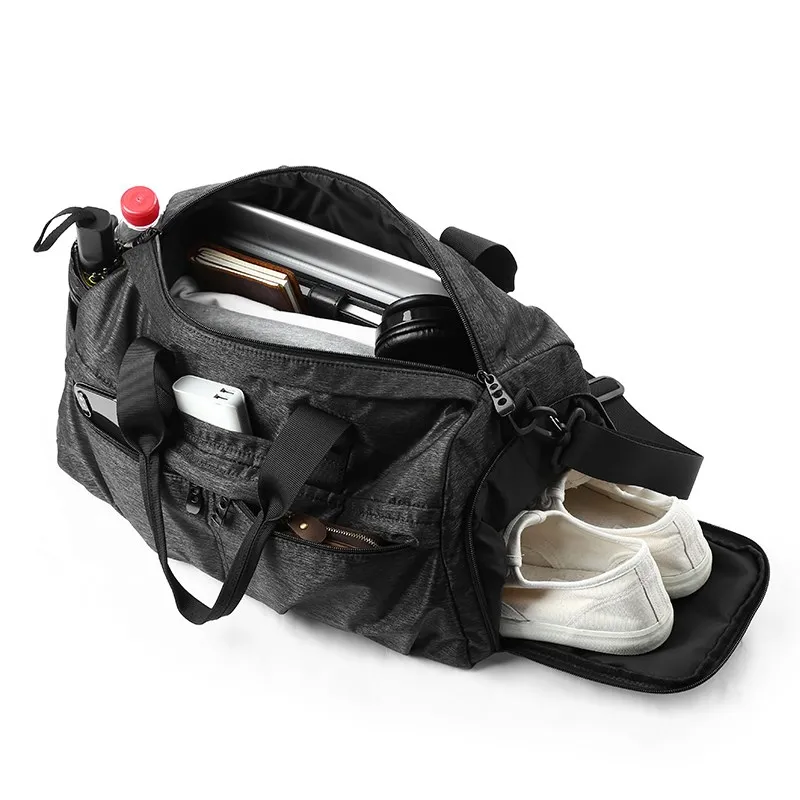 Oxford impermeabile uomo borse da viaggio bagaglio a mano Tote Duffle maschio grande capacità imballaggio cubi Weekend con scomparto per scarpe