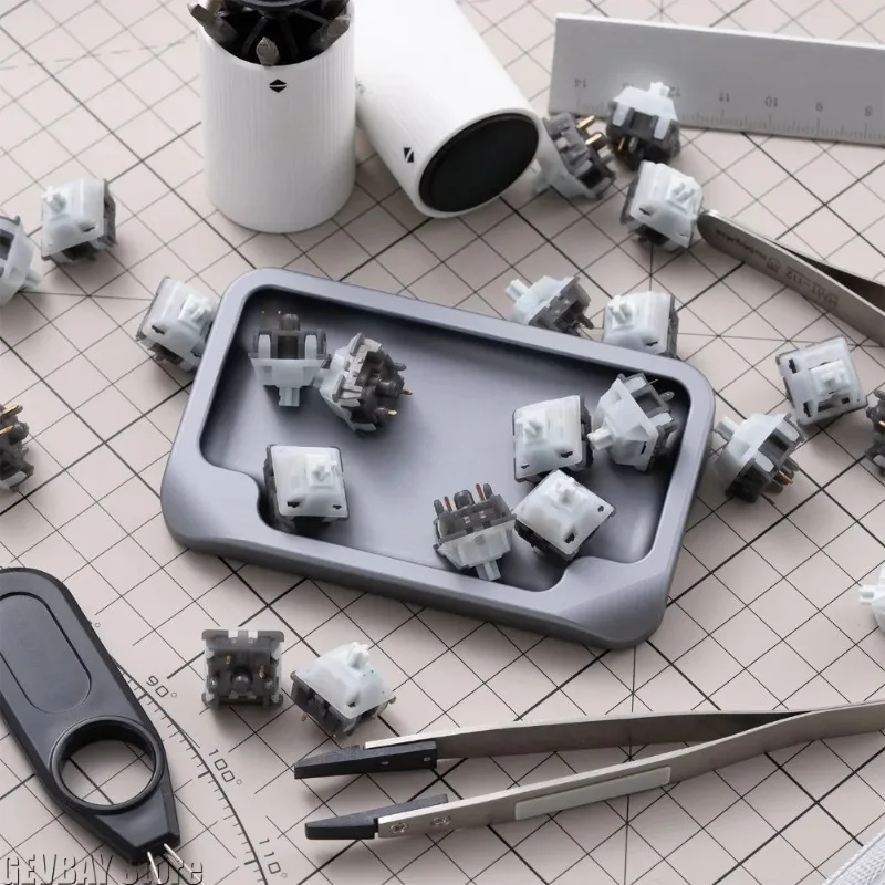 Anodized Aluminum Screw Tray For KBDfans, Compact Small Parts Storage Custom Decorative Keyboard Ornament