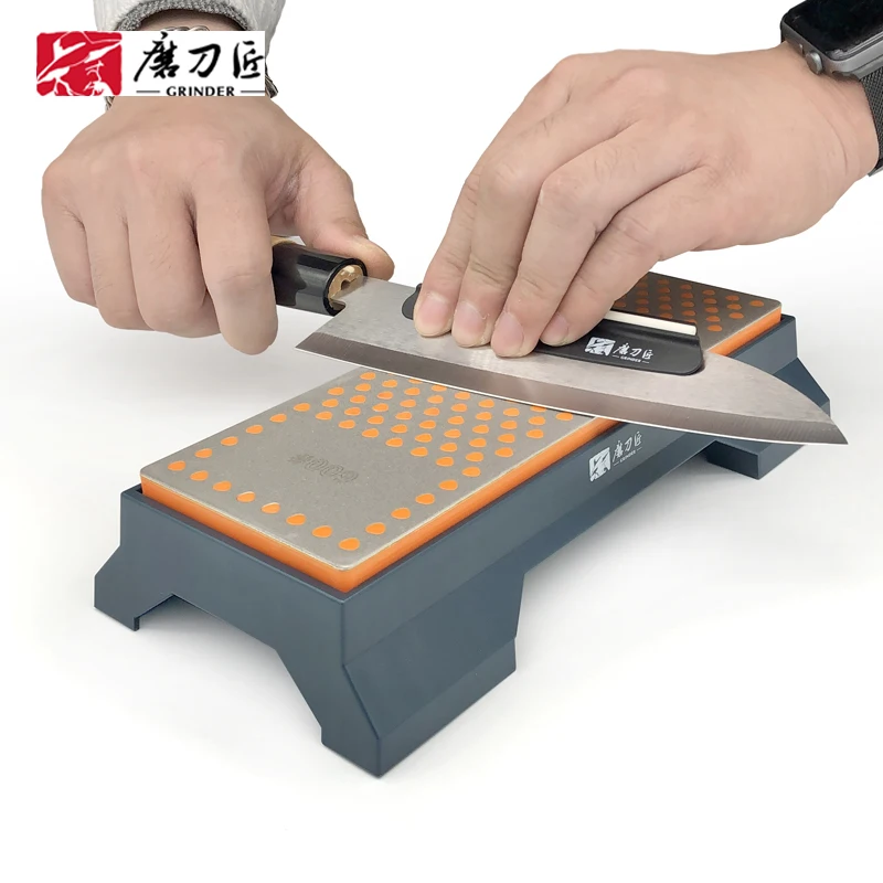 TAIDEA Big Size Diamond Grindstone 600/1000Grit Double-side Sharpening stone Professional Knife Sharpening System Wetstone