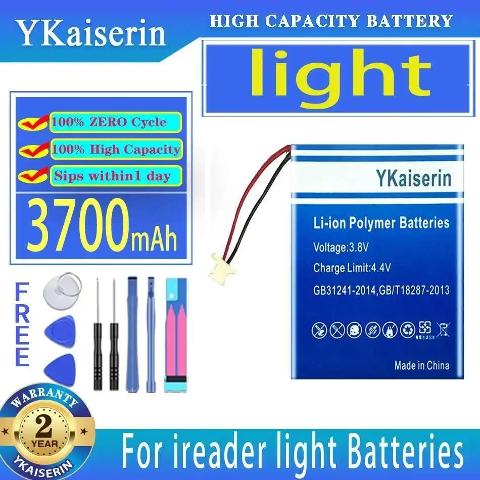 

Для аккумуляторов Ireader Light, долговечных аккумуляторов для чтения 3700 мАч E