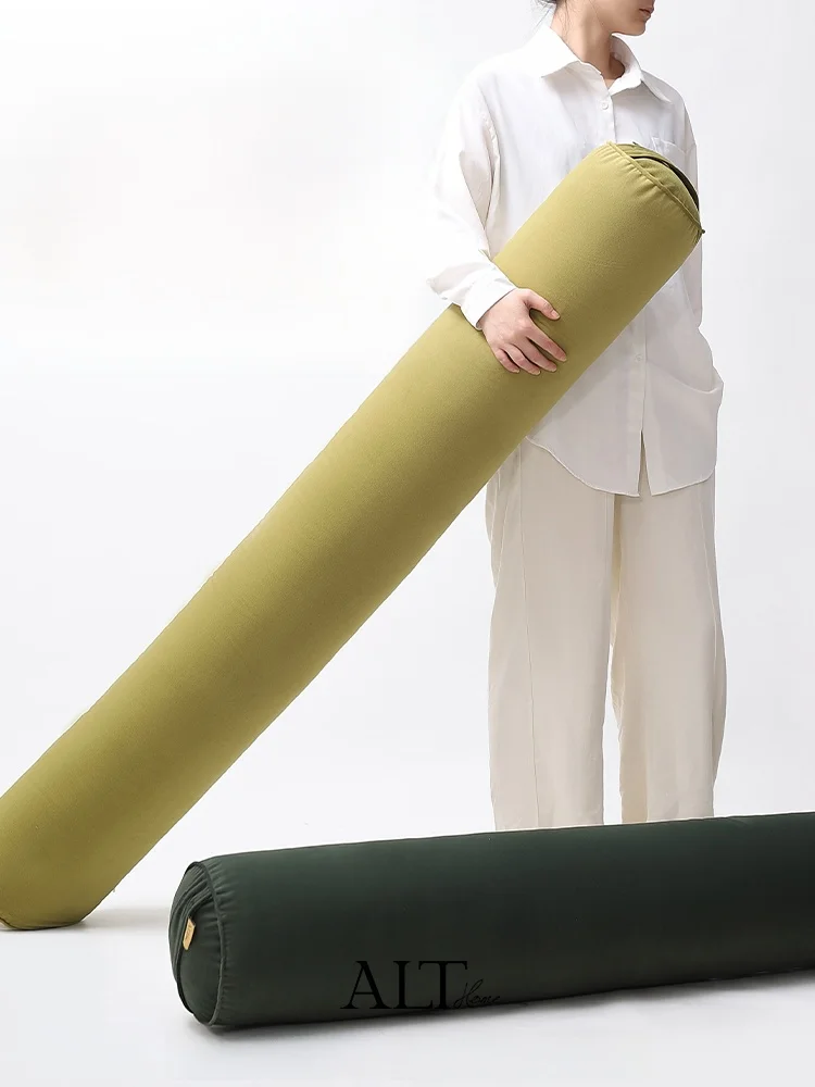 

Длинная подушка для беременных женщин, боковая подушка для ног, цилиндрический дизайн, съемный чехол, подушка для верховой езды для взрослых