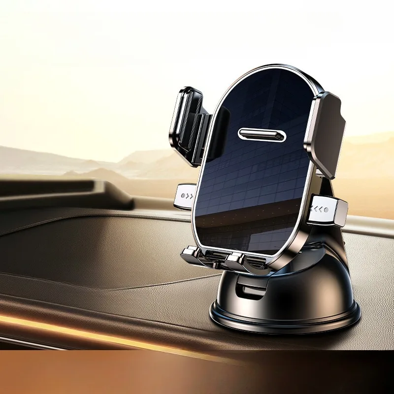 360° Rotating Car Mount with Extra Suction Pad - Adjustable Phone Holder for iPhone 14-17 Pro Max Ultra Compact Dashboard