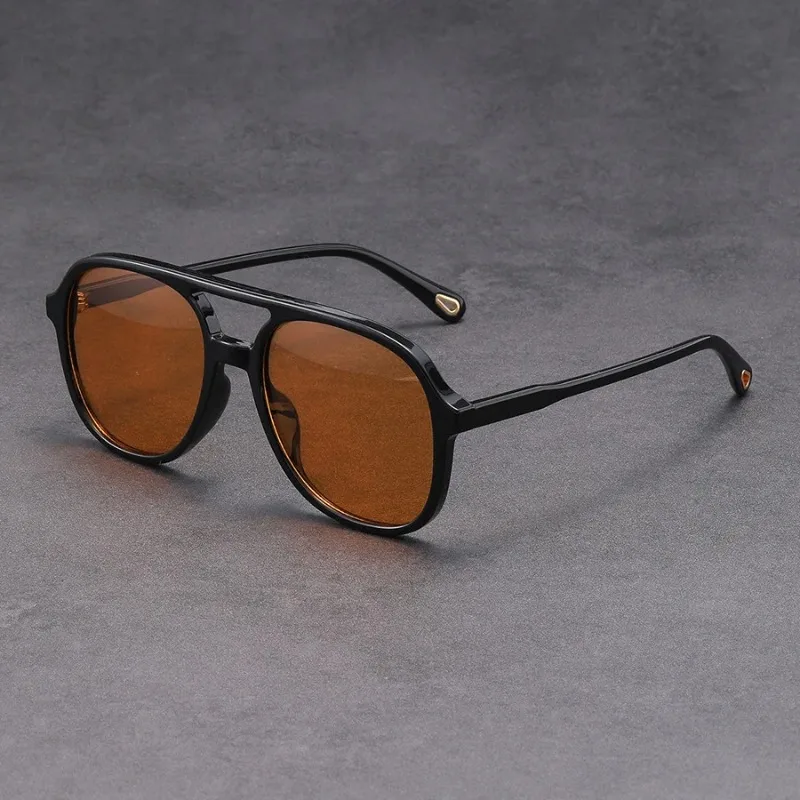 New Fashion Double Beam Square Sunglasses Women Luxury Brand Designer Glasses Retro Rectangle Sun Glass Vintage Eyewear Female
