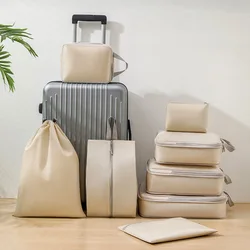 Cubos de embalaje de compresión para viaje, organizadores de maleta de compresión ligeros, Juego de bolsas, 4 juegos, 5 Juegos, 6 juegos
