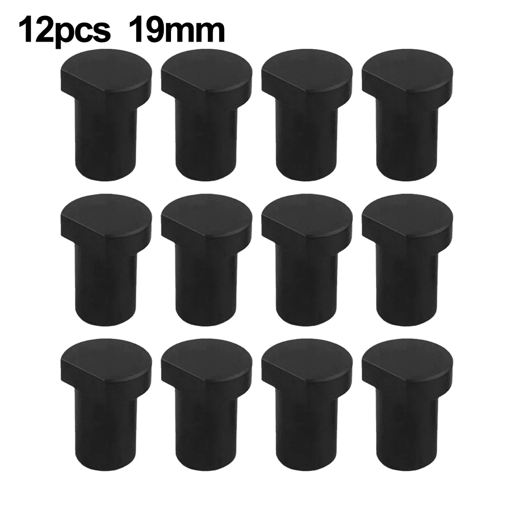 12Pcs Workbench Peg Brake Dogs Woodworking Bench Clamp 19/20mm Aluminum Alloy Stopper Workshop Table Limit Block Tools