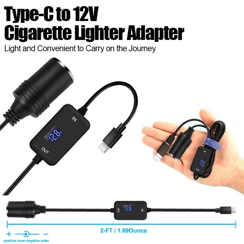 cigarette lighter adapter positive negative 12V Car Socket Outlet Charger Power Plug Waterproof SM plug and play cigarette lighter adapter positive negative