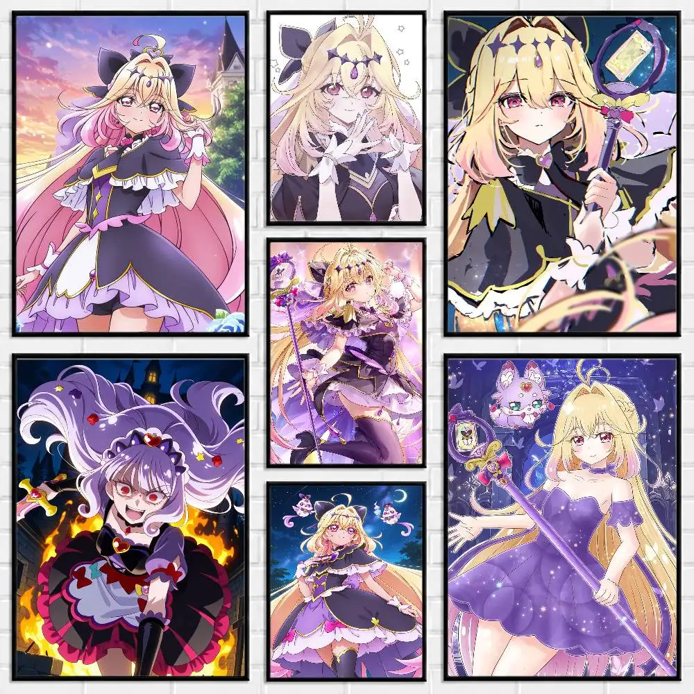Moria Luluka Cure Arcana Shadow Star Detective Precure! Poster Versatile HD Waterproof Wall Art Decor for Any Space Ideal Gift