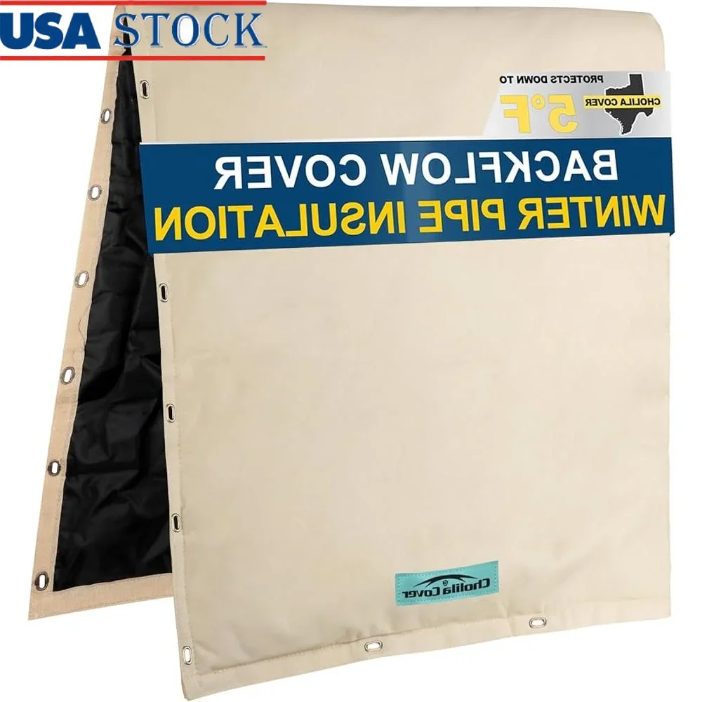 

Изолированная крышка для предотвращения обратного потока 36x24, водоотталкивающая водонепроницаемая труба, защита от замерзания, термоизоляция из алюминиевой фольги