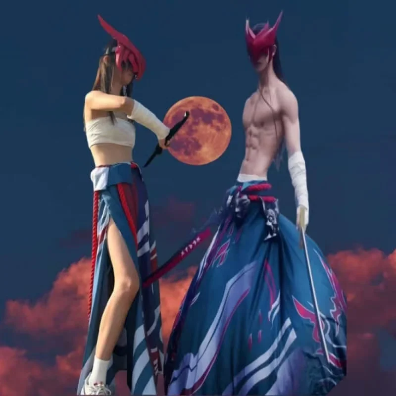 الكلاسيكية كاريكاتير لعبة تأثيري حلي الرجال النساء بطل تنورة هالوين كرنفال الشارع كوس البدلة المتخصصة ملابس أنيقة