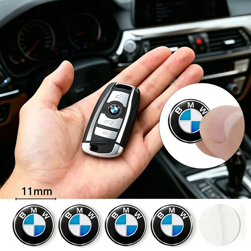 

For BMW M E34 E36 E60 E90 E46 E39 E70 F10 F30 X5 X6 M3 M5 M6 E71 F01 Car Key Shell Sticker Key Remote Fob Decal Decoration