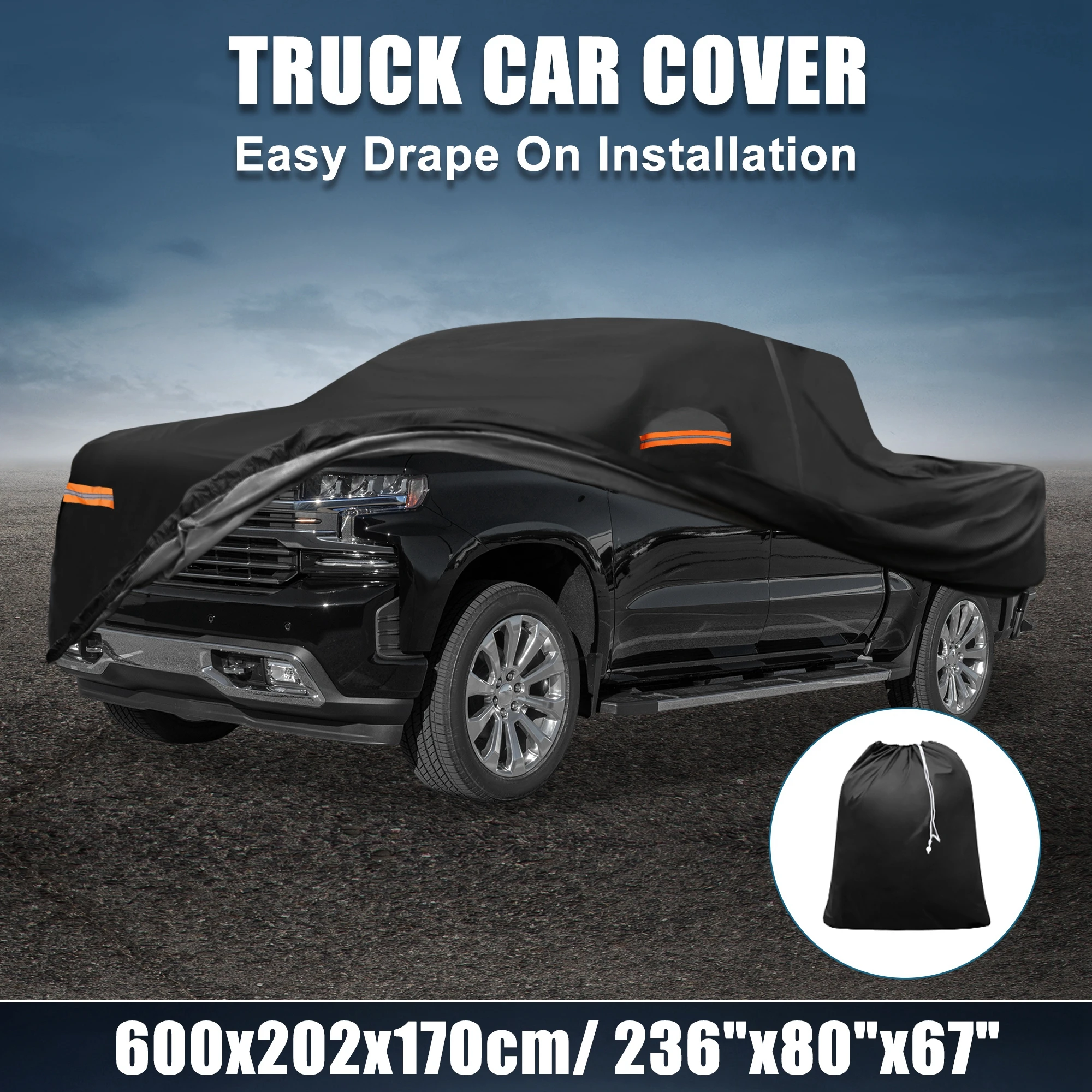 

Водонепроницаемый автомобильный чехол Motoforti для Ford Bronco, 4-дверный 21-23, полный автомобильный чехол с молнией